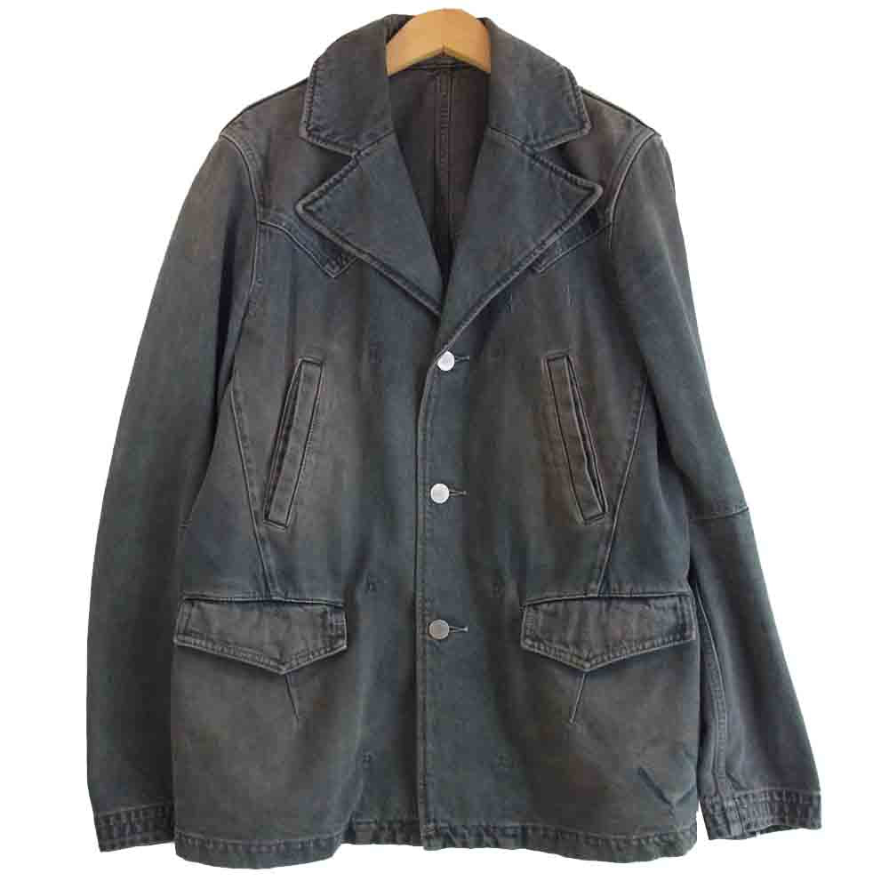 NUMBER(N)INE ナンバーナイン S08-NNJ004B DENIM デニム ウエスタン ヨーク ブラック系 3【中古】