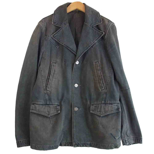 NUMBER(N)INE ナンバーナイン S08-NNJ004B DENIM デニム ウエスタン ヨーク ブラック系 3【中古】