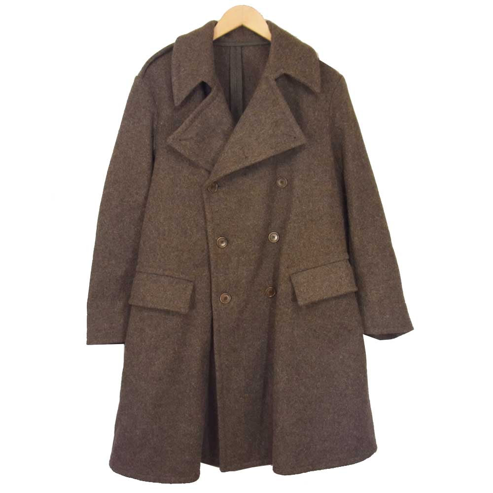 アナトミカ CD LONG COAT メルトン ウール ロング ブラウン系 S【中古】