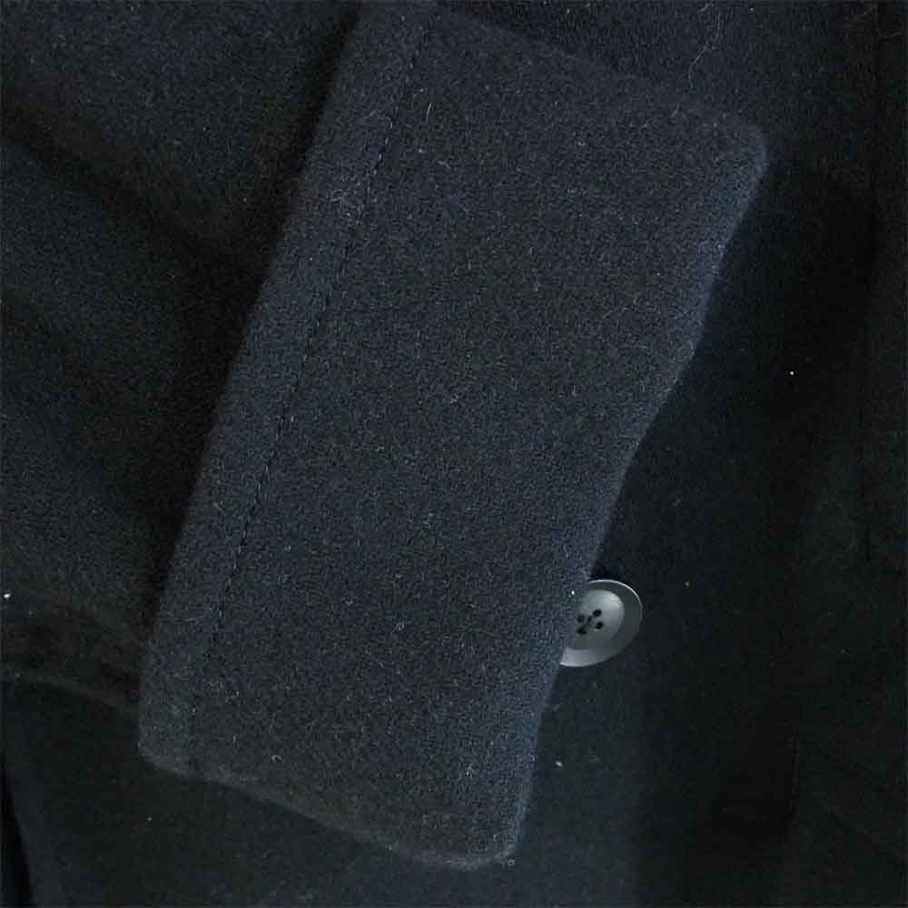 Yohji Yamamoto ヨウジヤマモト 20AW GR-C01-101-2 GroundY Vintage Flannel Big Pea Coat ビッグ ブラック系 3【美品】【中古】