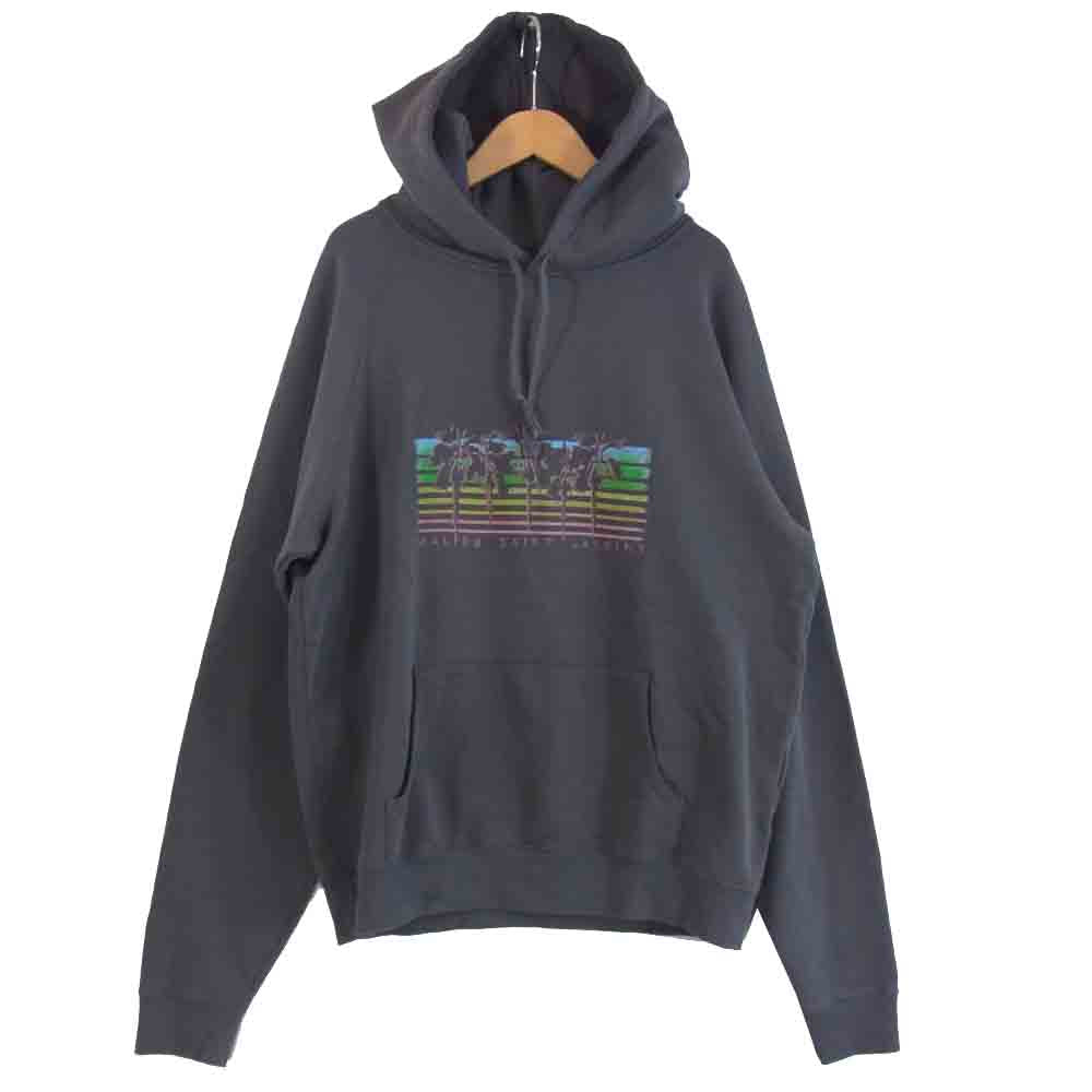 SAINT LAURENT サンローラン 597199 YBQQ2 1478 MALIBU プルオーバースウェット グレー系 XL【美品】【中古】