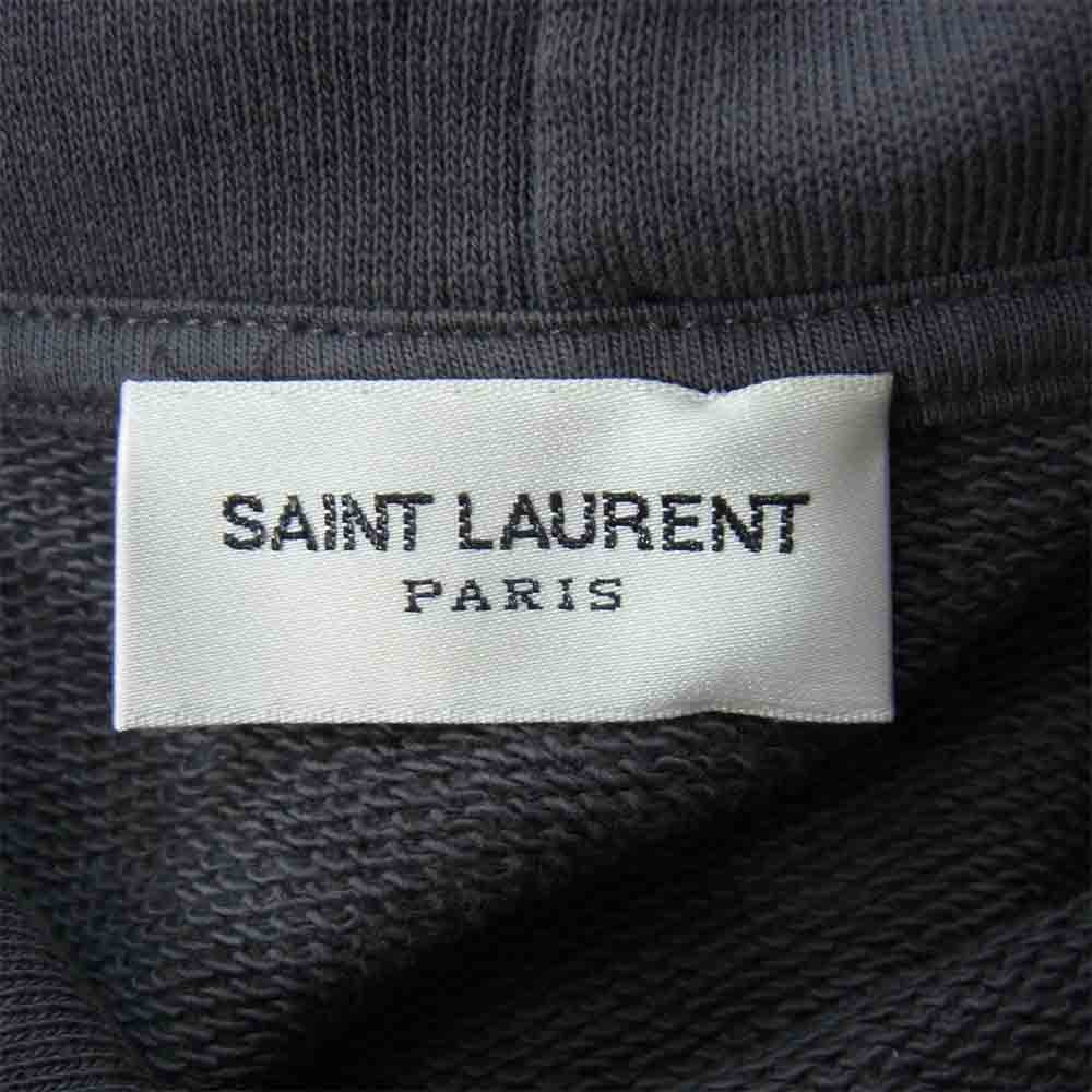 SAINT LAURENT サンローラン 597199 YBQQ2 1478 MALIBU プルオーバースウェット グレー系 XL【美品】【中古】