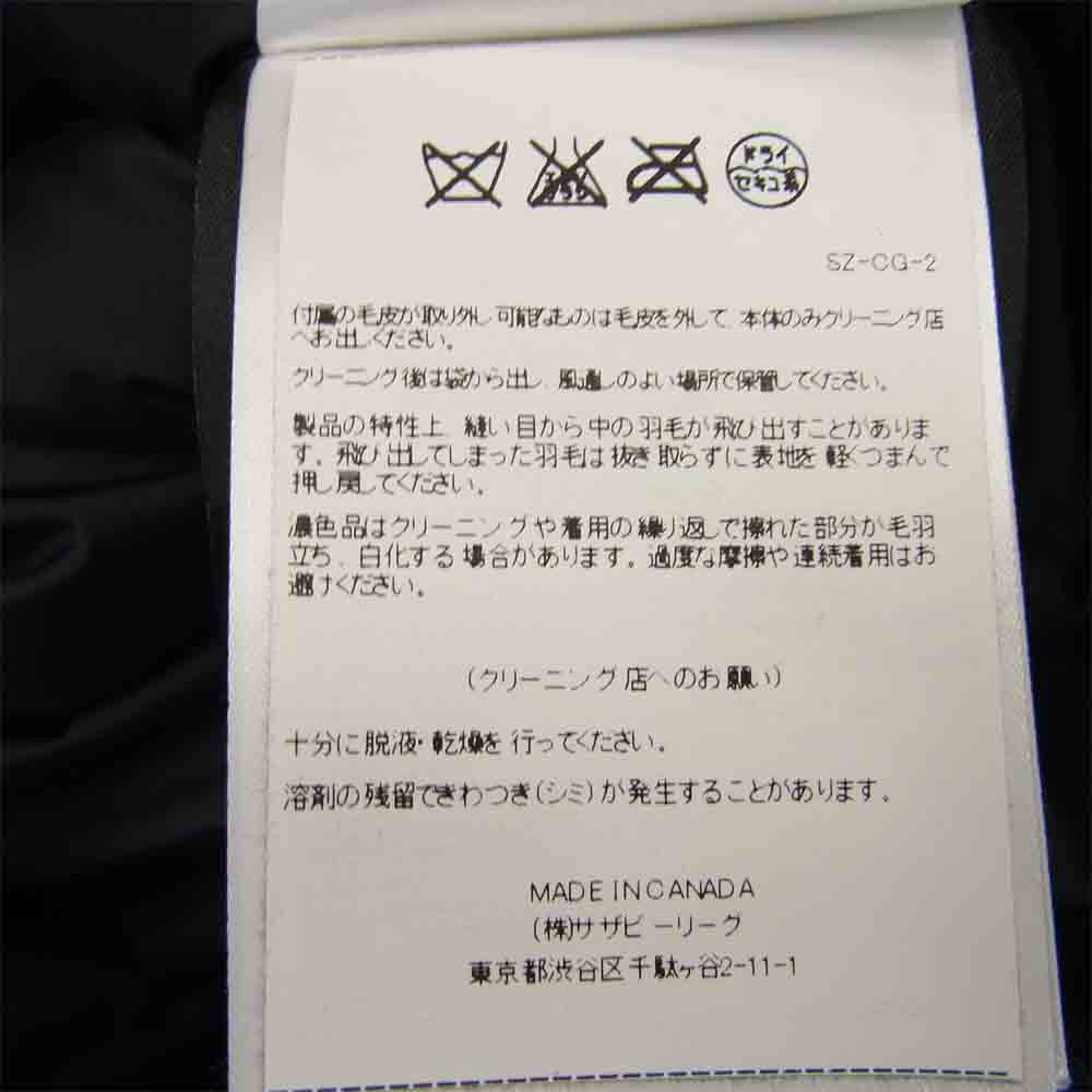 CANADA GOOSE カナダグース サザビーリーグ 国内正規品 エディフィス別注 3481JMB CRESTON クレストン ダウンジャケット ネイビー系 XS【中古】