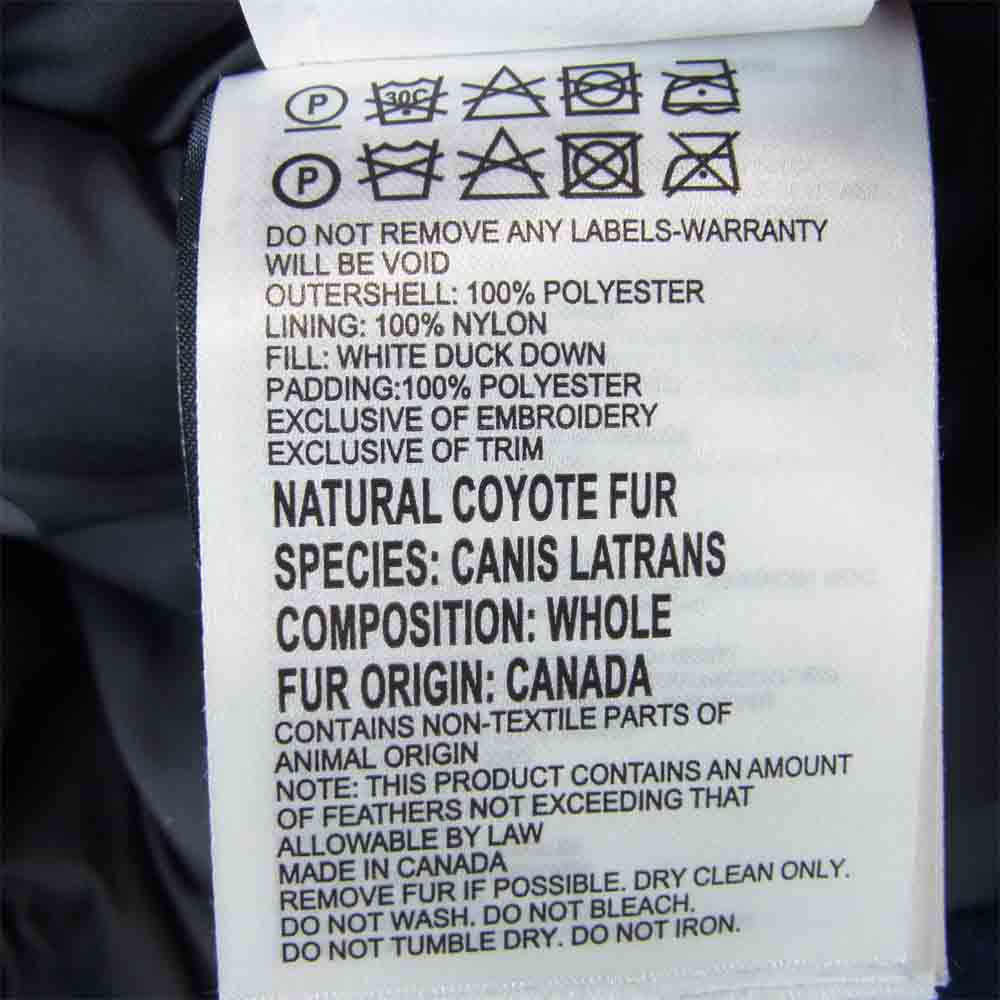 CANADA GOOSE カナダグース サザビーリーグ 国内正規品 エディフィス別注 3481JMB CRESTON クレストン ダウンジャケット ネイビー系 XS【中古】