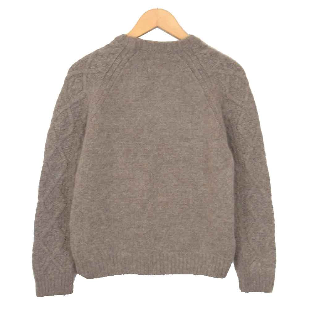 snowpeak スノーピーク KN-18AU001 alpaca knit pullover アルパカ ニット プルオーバー ベージュ系 S【中古】