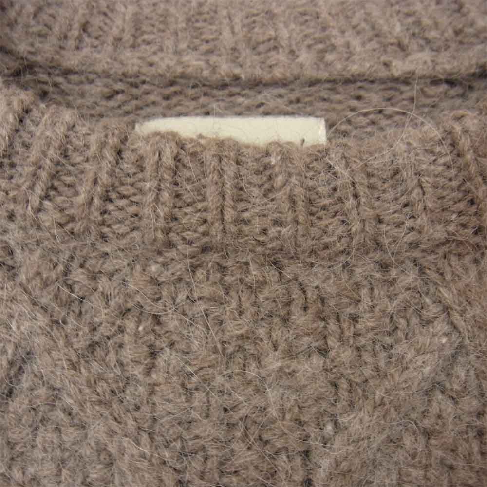 snowpeak スノーピーク KN-18AU001 alpaca knit pullover アルパカ ニット プルオーバー ベージュ系 S【中古】