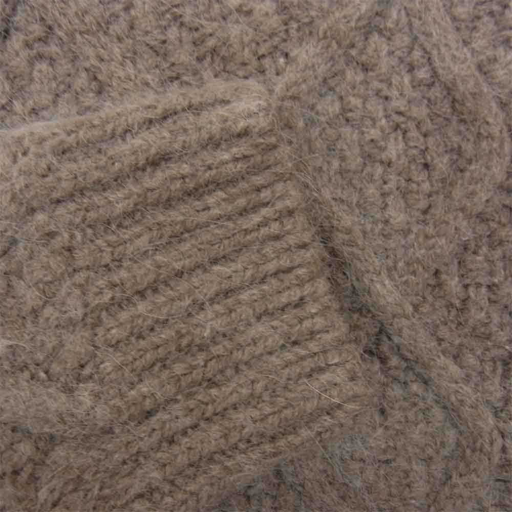 snowpeak スノーピーク KN-18AU001 alpaca knit pullover アルパカ ニット プルオーバー ベージュ系 S【中古】