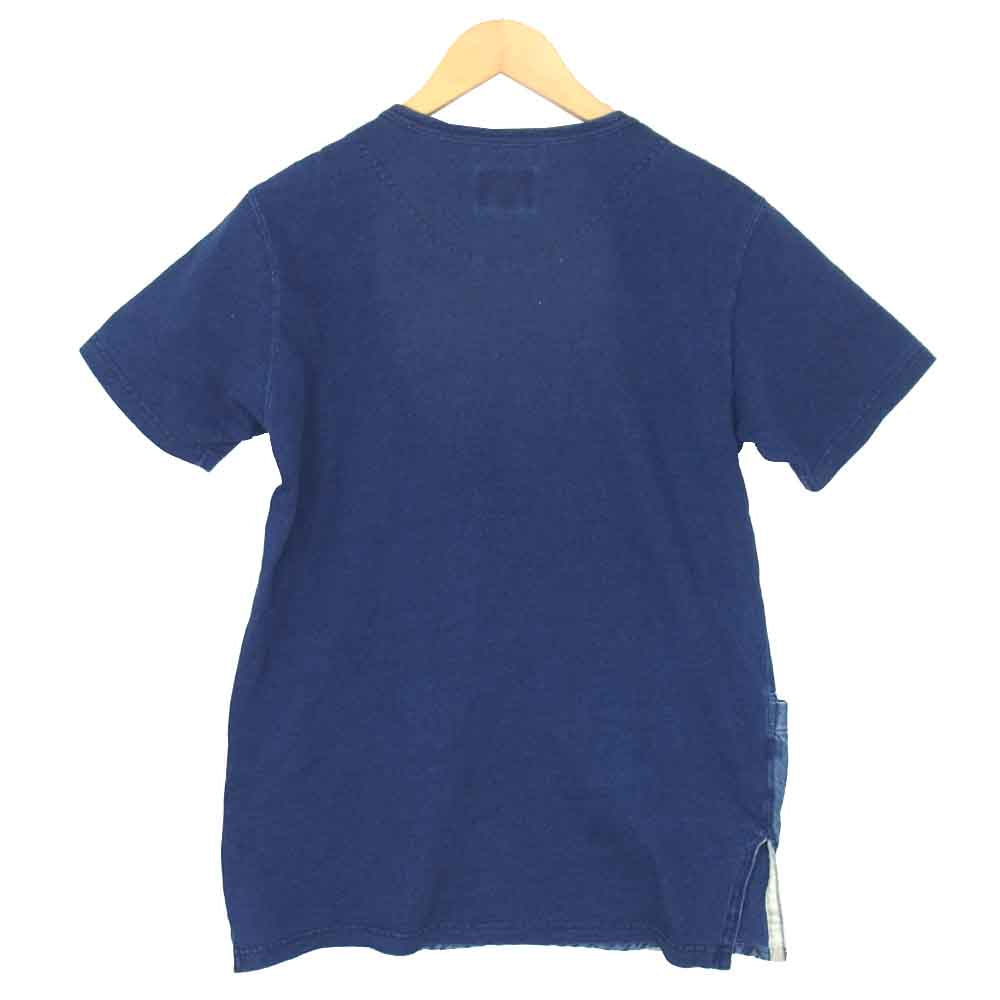 snowpeak スノーピーク SW-17SU102 Camping Indigo Pullover キャンピング インディゴ プルオーバー Tシャツ インディゴブルー系 S【美品】【中古】