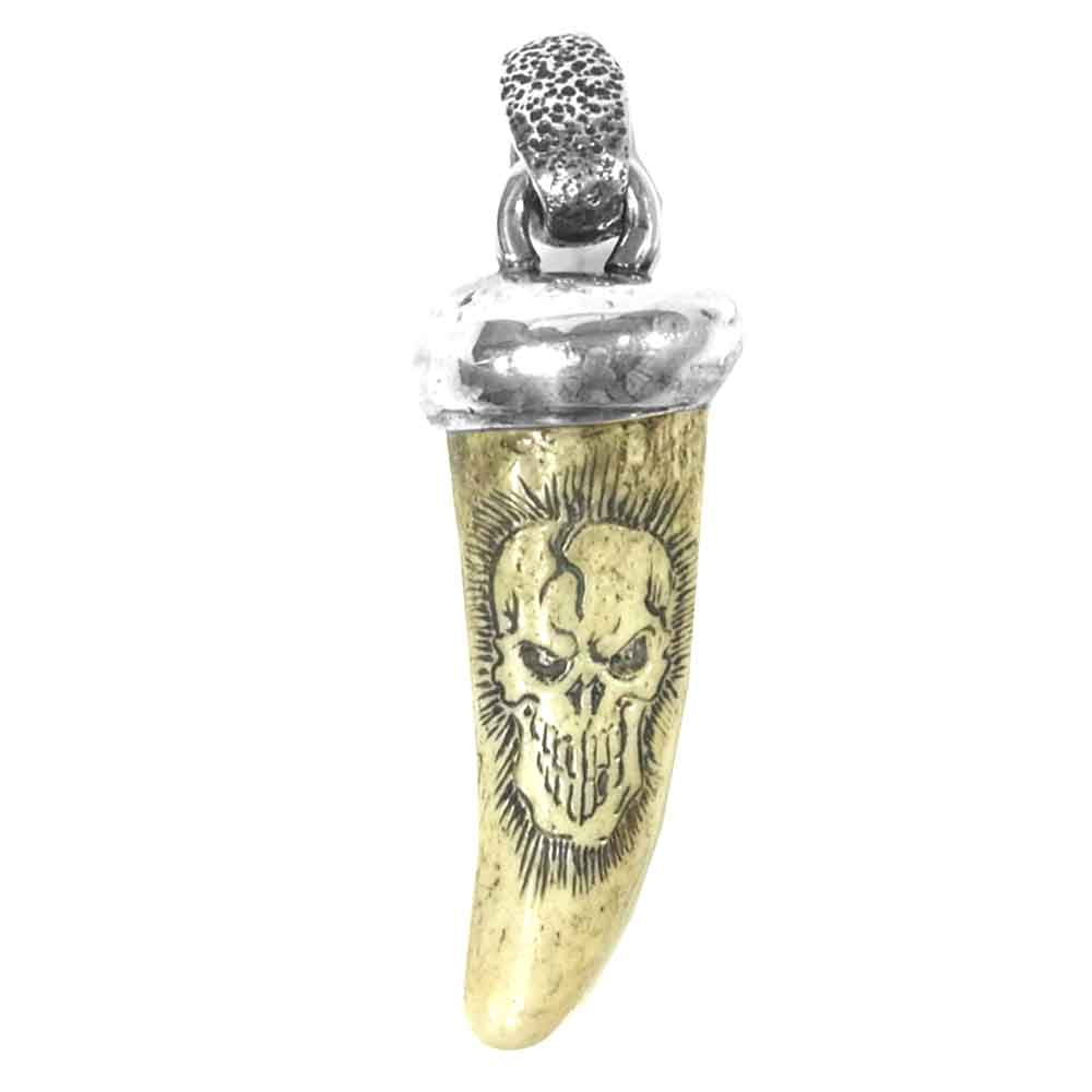 TRAVIS WALKER トラヴィスワーカー ディア ホーン ペンダント トップ シルバー925 シルバー系【中古】