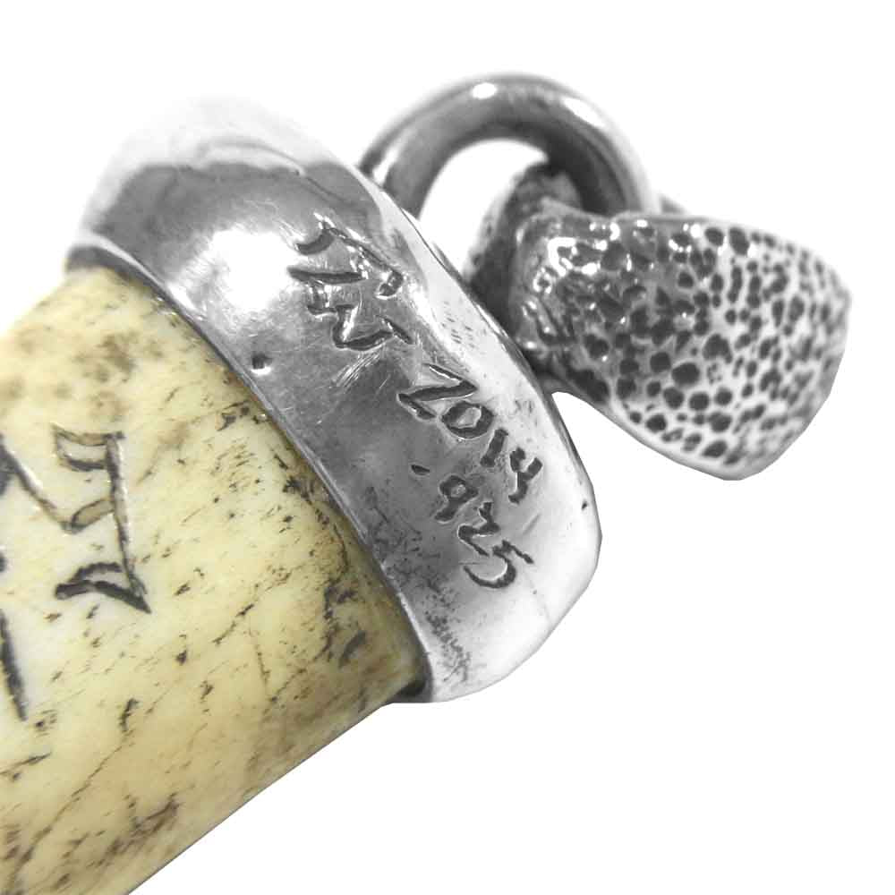 TRAVIS WALKER トラヴィスワーカー ディア ホーン ペンダント トップ シルバー925 シルバー系【中古】