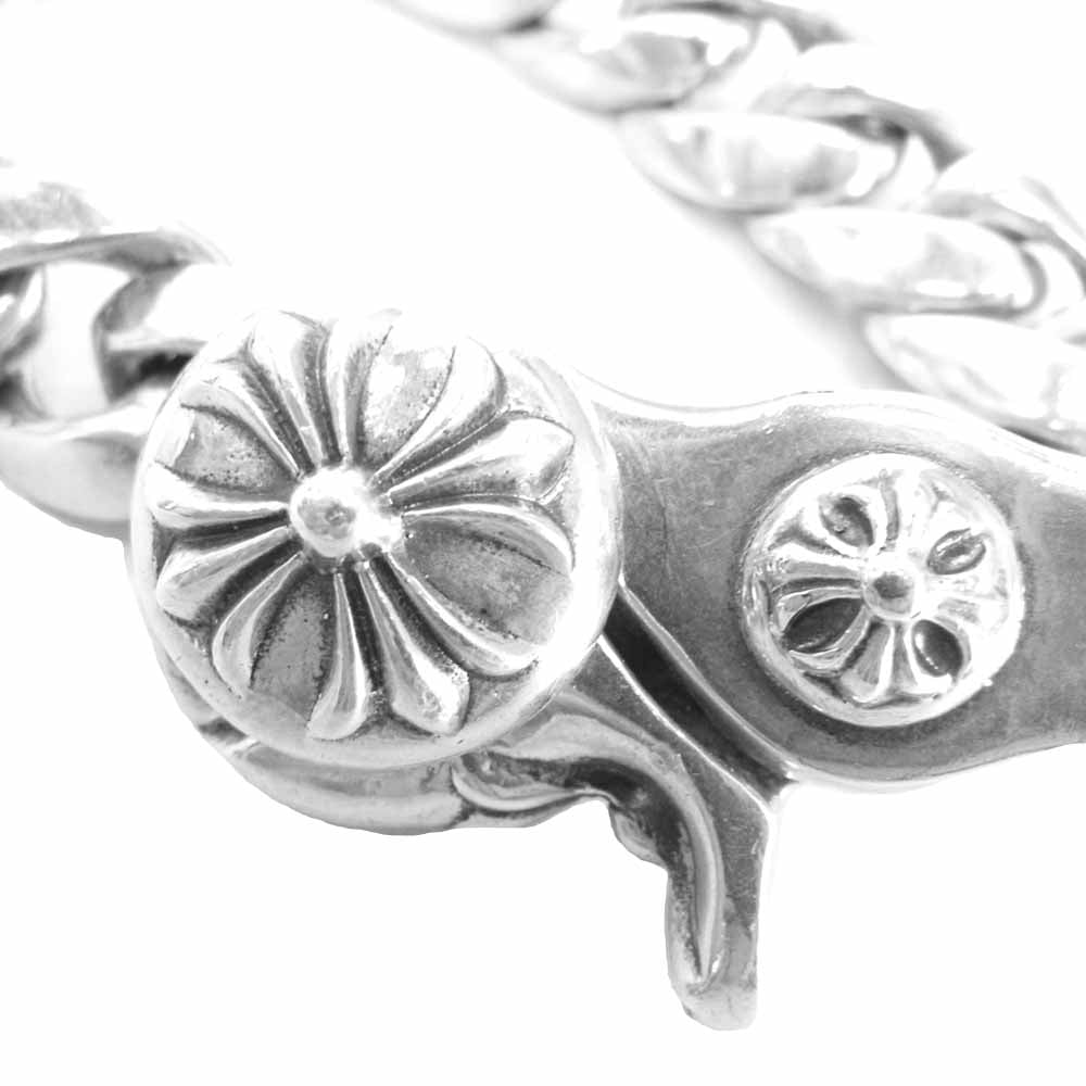 CHROME HEARTS クロムハーツ（原本有） クラシックリンク クリップ ブレスレット シルバー系【中古】