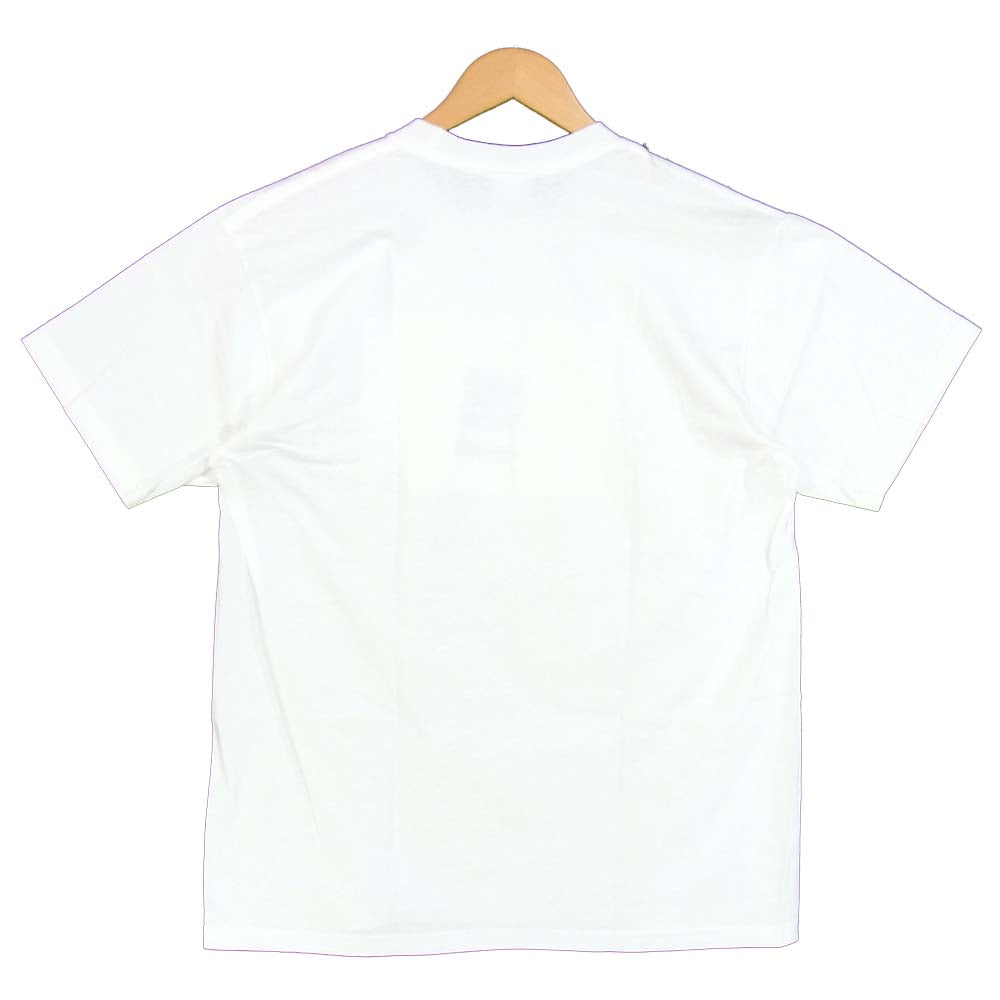 Supreme シュプリーム 19AW Banner Tee  バナー ロゴ フォトプリント Tシャツ ホワイト系 ホワイト系 M【美品】【中古】