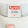Supreme シュプリーム 19AW Banner Tee  バナー ロゴ フォトプリント Tシャツ ホワイト系 ホワイト系 M【美品】【中古】