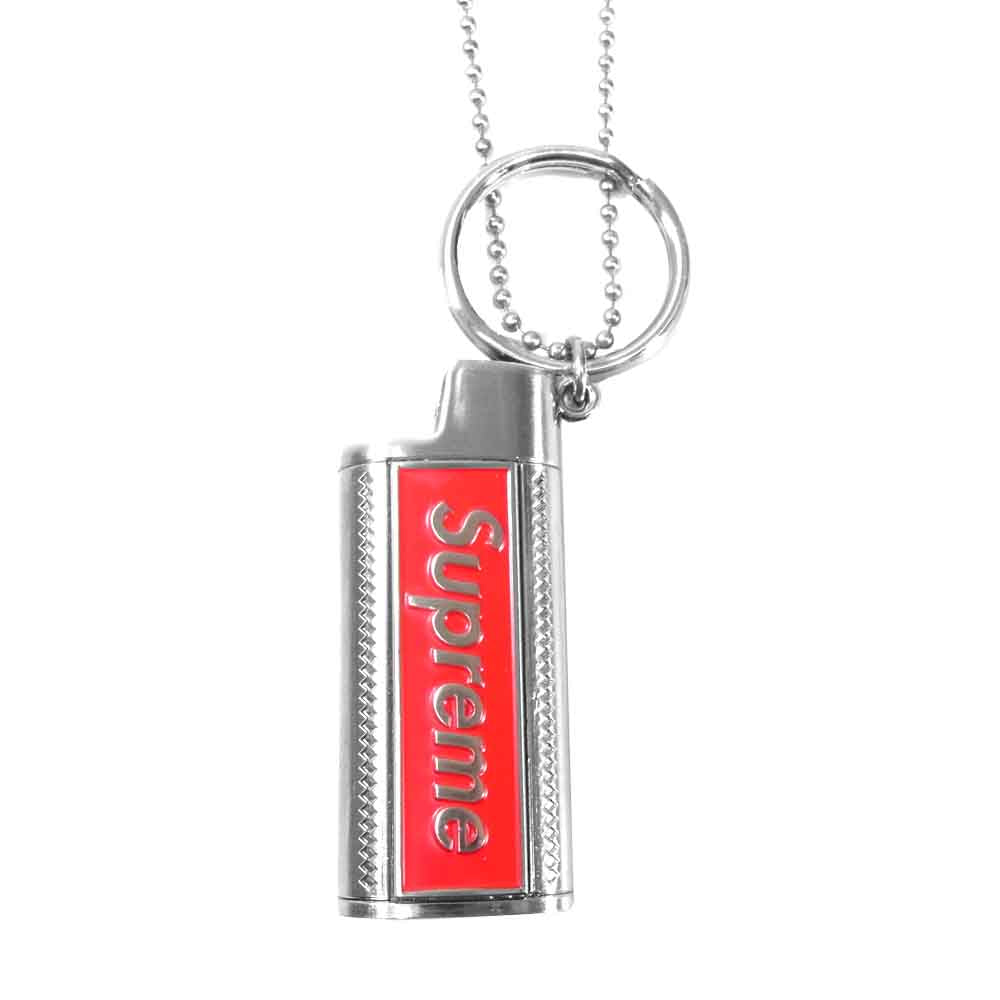Supreme シュプリーム 19SS Metal Lighter Holster メタル ライター ホルスター シルバー系 レッド系【極上美品】【中古】