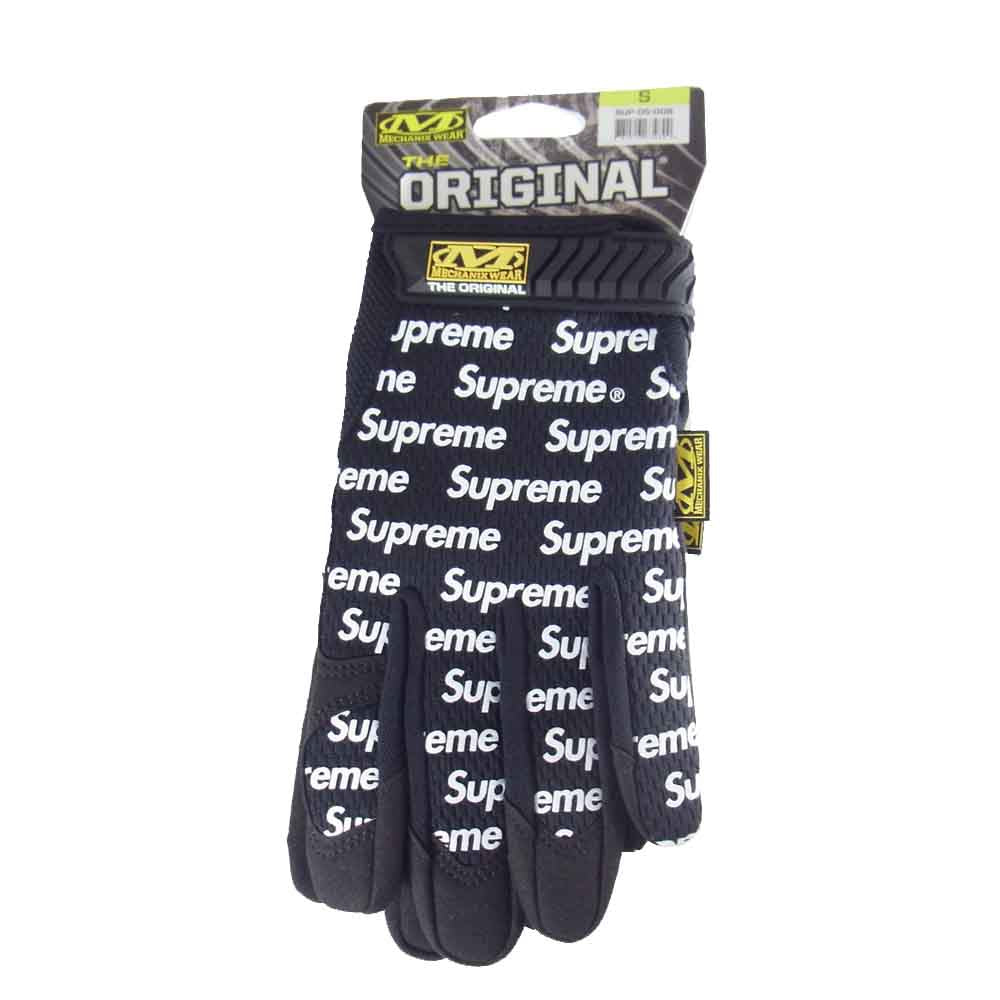 Supreme シュプリーム 17SS mechanix original work gloves メカニックス オリジナル ワーク グローブ 手袋 ブラック系 ホワイト系 S【新古品】【未使用】【中古】