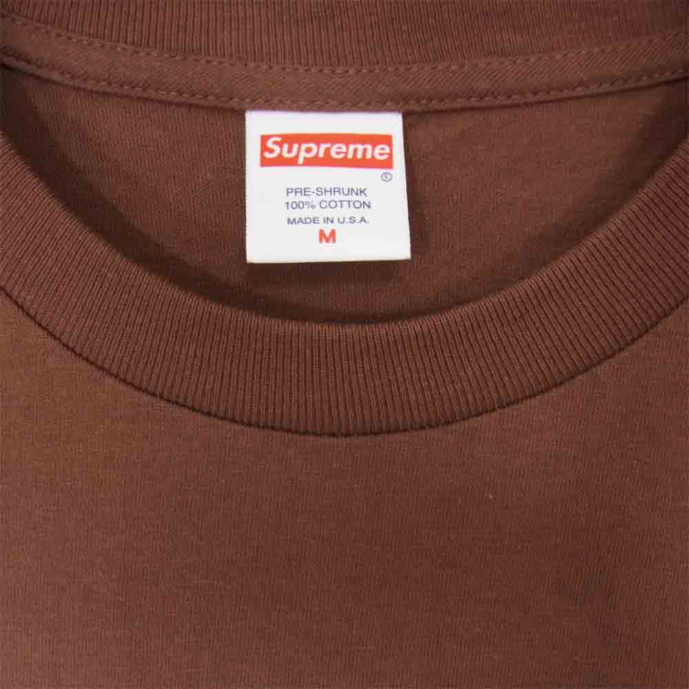 Supreme シュプリーム 19AW Bandana Box Logo Tee バンダナ ボックス ロゴ Tシャツ ペイズリー ブラウン ブラウン系 ブラウン系 M【新古品】【未使用】【中古】