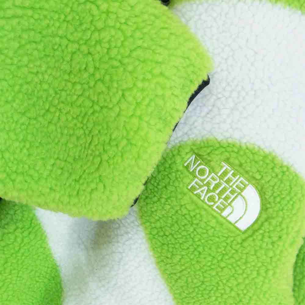 Supreme シュプリーム  20AW NT620041 × THE NORTH FACE ザノースフェイス S Logo Hooded Fleece Jacket フリース ジャケット ライムグリーン ライトグリーン系 ホワイト系【新古品】【未使用】【中古】