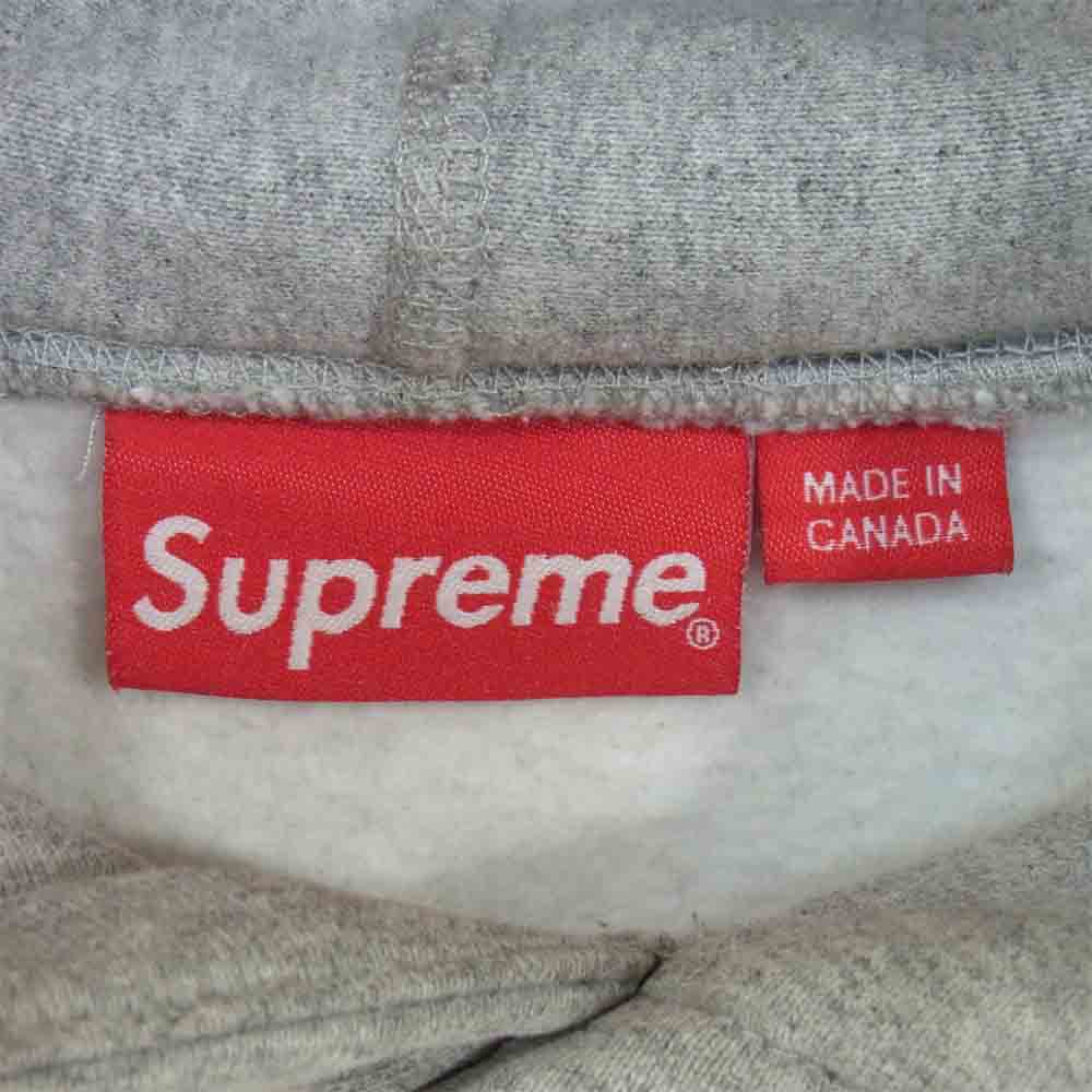 Supreme シュプリーム 16AW 32812 Box Logo Pullover Hoodie ボックス ロゴ プルオーバー グレー系 レッド系 L【中古】