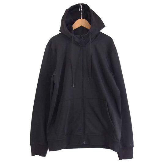 ARMANI EXCHANGE アルマーニエクスチェンジ フード付き ジップ パーカー ブラック系 M【中古】