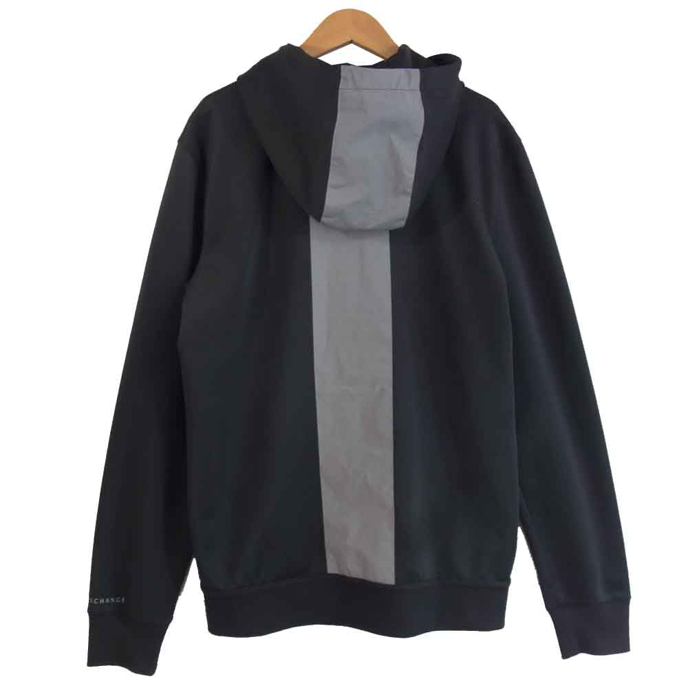 ARMANI EXCHANGE アルマーニエクスチェンジ フード付き ジップ パーカー ブラック系 M【中古】