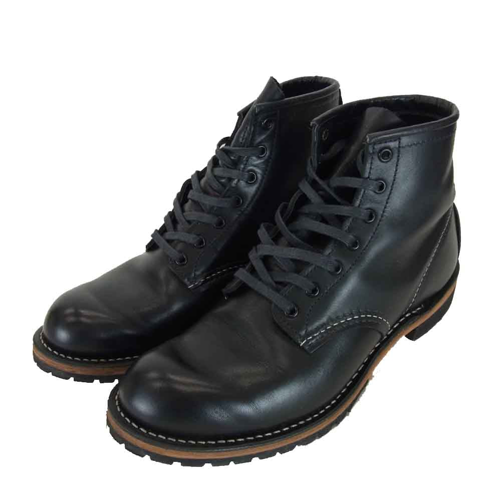 RED WING レッドウィング 9414 Beckman Boot Vibram ベックマン ブーツ ビブラムソール ブラック系 US7.5D【美品】【中古】