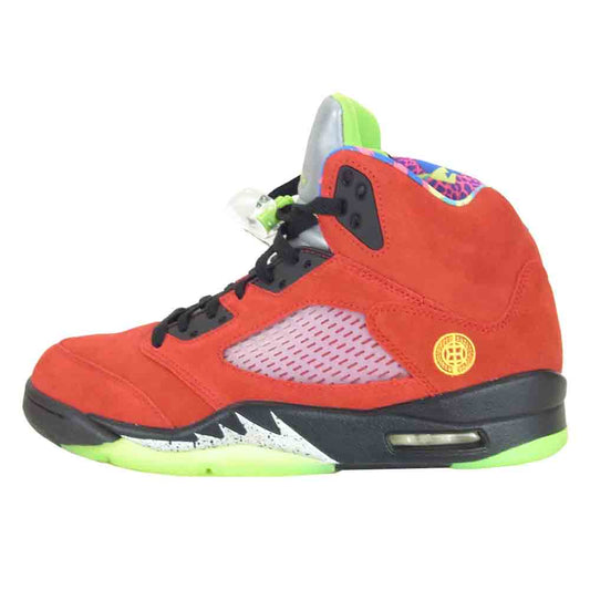 NIKE AIR JORDAN ナイキ ジョーダン CZ5725-700 5 RETRO SE WHAT THE レッド系×イエロー系　マルチカラー 28cm【中古】