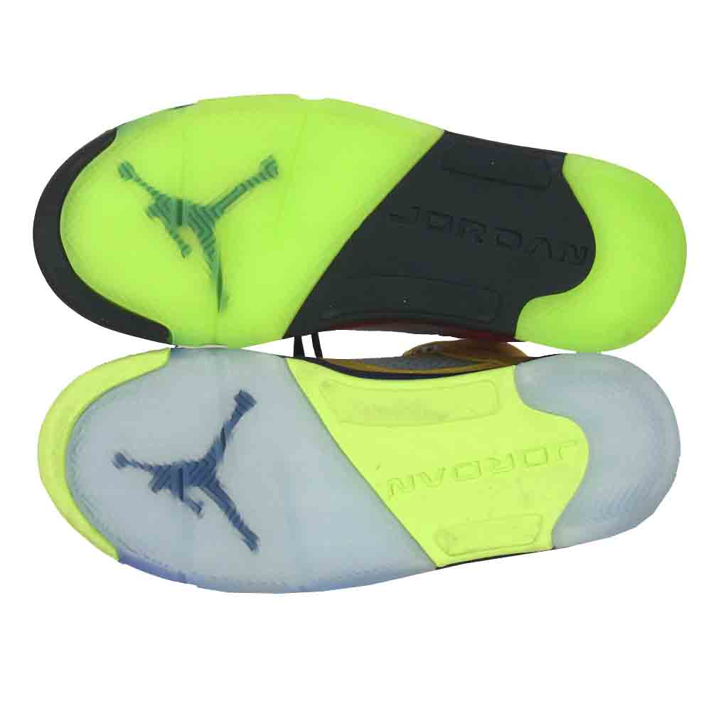 NIKE AIR JORDAN ナイキ ジョーダン CZ5725-700 5 RETRO SE WHAT THE レッド系×イエロー系　マルチカラー 28cm【中古】