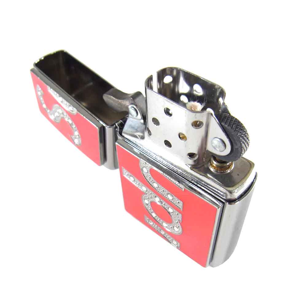 Supreme シュプリーム 20AW Swarovski Zippo スワロフスキー ジッポ ライター シルバー系 レッド系【新古品】【未使用】【中古】