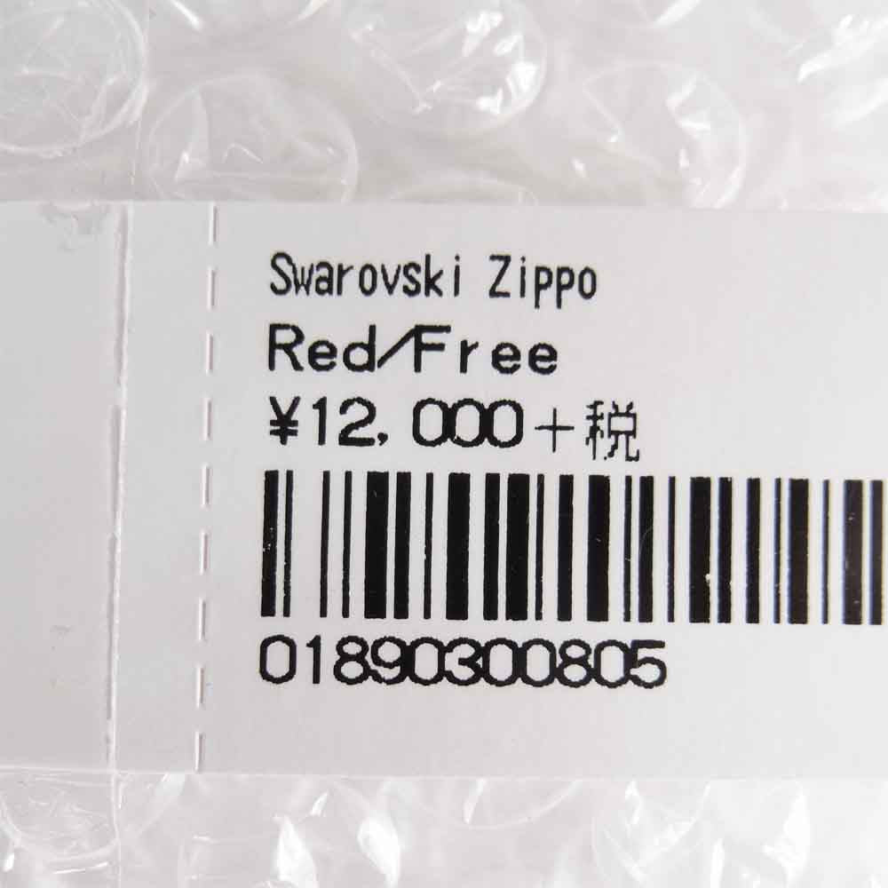 Supreme シュプリーム 20AW Swarovski Zippo スワロフスキー ジッポ ライター シルバー系 レッド系【新古品】【未使用】【中古】