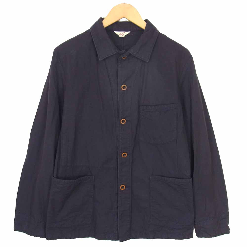 フォーティーファイブアールピーエム コットン シャツ ジャケット ネイビー系 3【中古】
