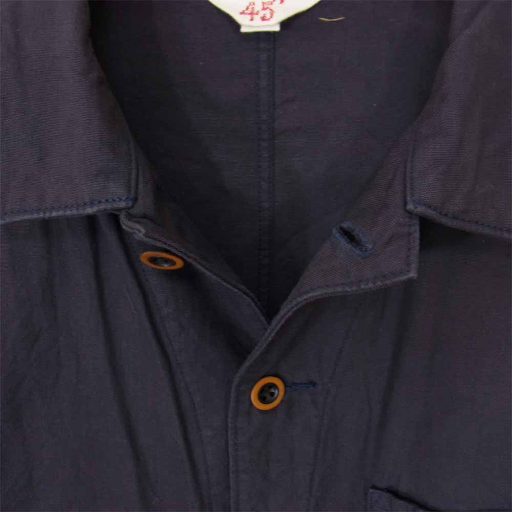 フォーティーファイブアールピーエム コットン シャツ ジャケット ネイビー系 3【中古】