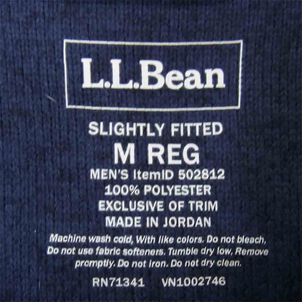 L.L.Bean エルエルビーン フリース プルオーバー パーカー ネイビー系 M【中古】