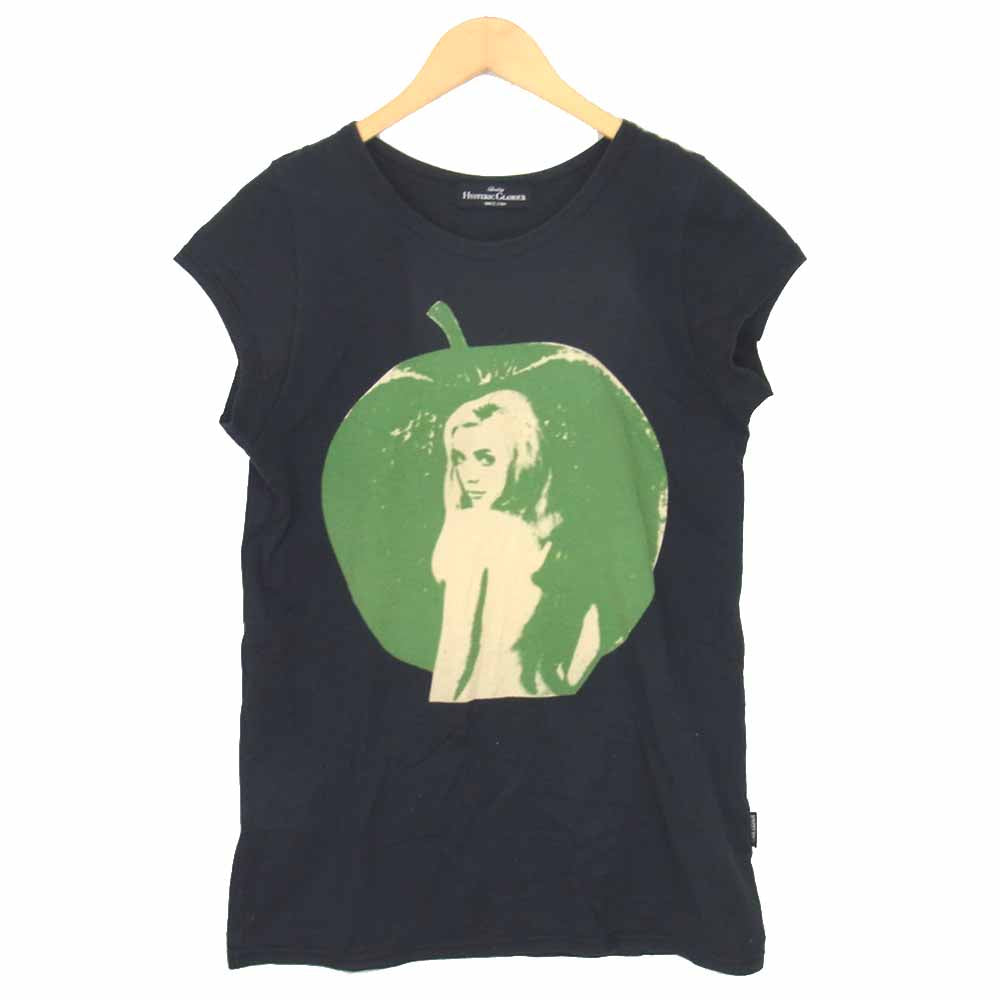 HYSTERIC GLAMOUR ヒステリックグラマー リンゴ プリント ブラック系 FREE【中古】