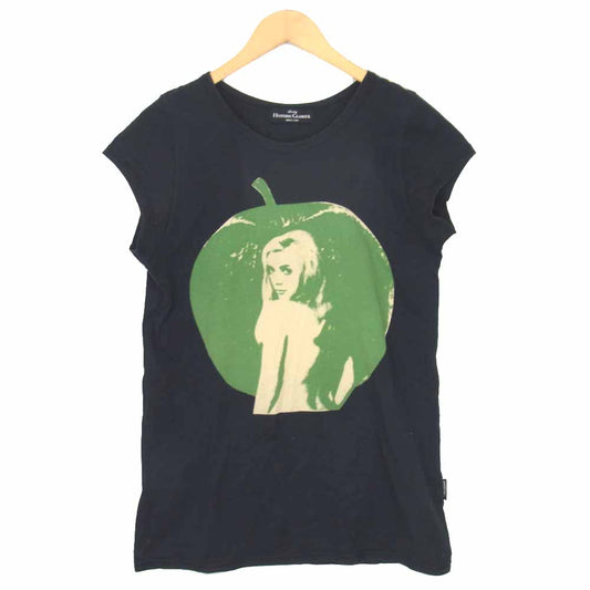 HYSTERIC GLAMOUR ヒステリックグラマー リンゴ プリント ブラック系 FREE【中古】