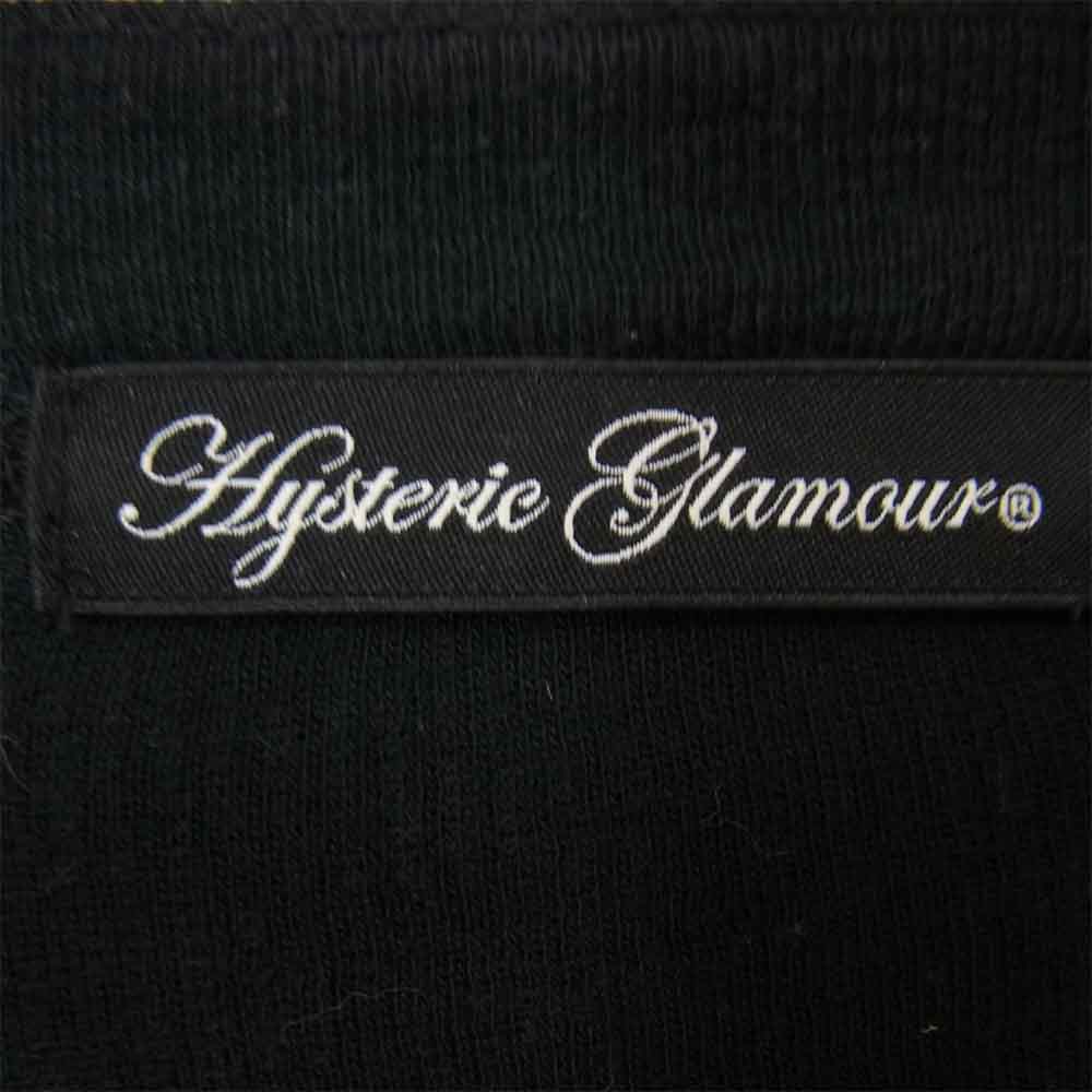 HYSTERIC GLAMOUR ヒステリックグラマー ジップ ロゴ ブラック系 FREE【中古】