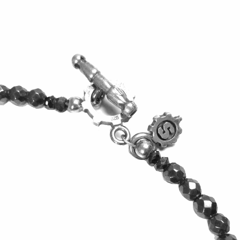 STARLIN GEAR スターリンギア ギャランティカード付属 パンチャー スカル ビーズ ブレス ブラック系【中古】