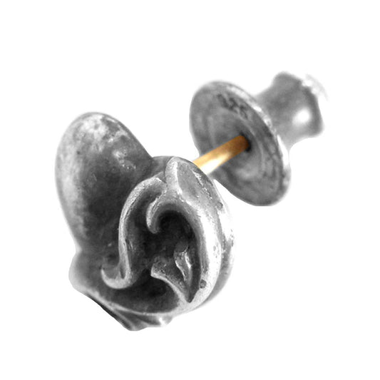 CHROME HEARTS クロムハーツ（原本無） ハート スタッド ピアス シルバー系【中古】