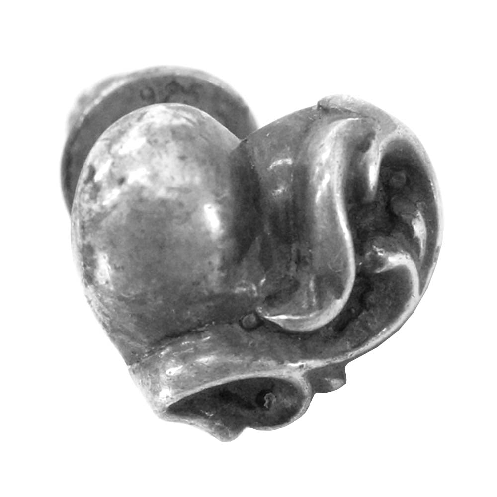 CHROME HEARTS クロムハーツ（原本無） ハート スタッド ピアス シルバー系【中古】