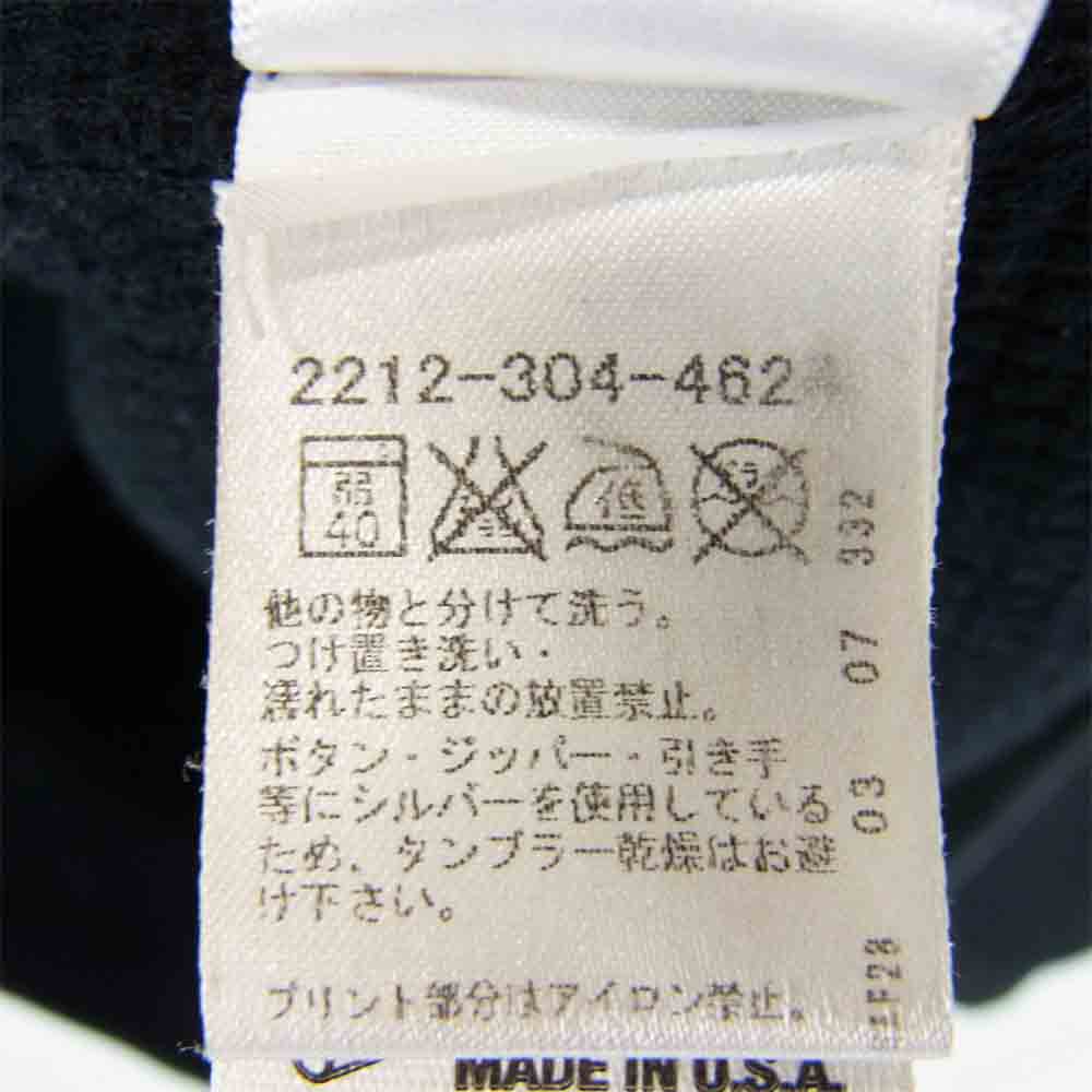 CHROME HEARTS クロムハーツ（原本無） 国内正規品 USA製 裏地サーマル ダガージップ クロスプリント パーカー ブラック系 S【中古】