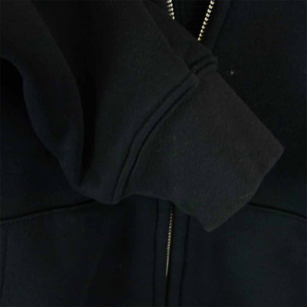 CHROME HEARTS クロムハーツ（原本無） 国内正規品 USA製 裏地サーマル ダガージップ クロスプリント パーカー ブラック系 S【中古】