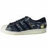 adidas アディダス S74774 × A BATHING APE エイプ UNDEFEATED アンディフィーテッ ド コラボ SUPERSTAR 80V スーパースタ ー カモフラ ブラック系 28cm【中古】