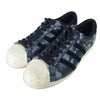 adidas アディダス S74774 × A BATHING APE エイプ UNDEFEATED アンディフィーテッ ド コラボ SUPERSTAR 80V スーパースタ ー カモフラ ブラック系 28cm【中古】