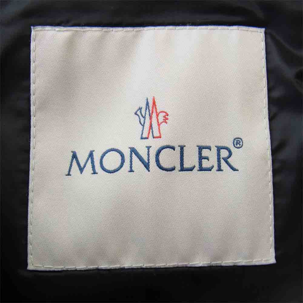 MONCLER モンクレール 18AW ジーニアス フラグメント MORAN ダウン シャツ ジャケット チェック 赤×紺 2【中古】