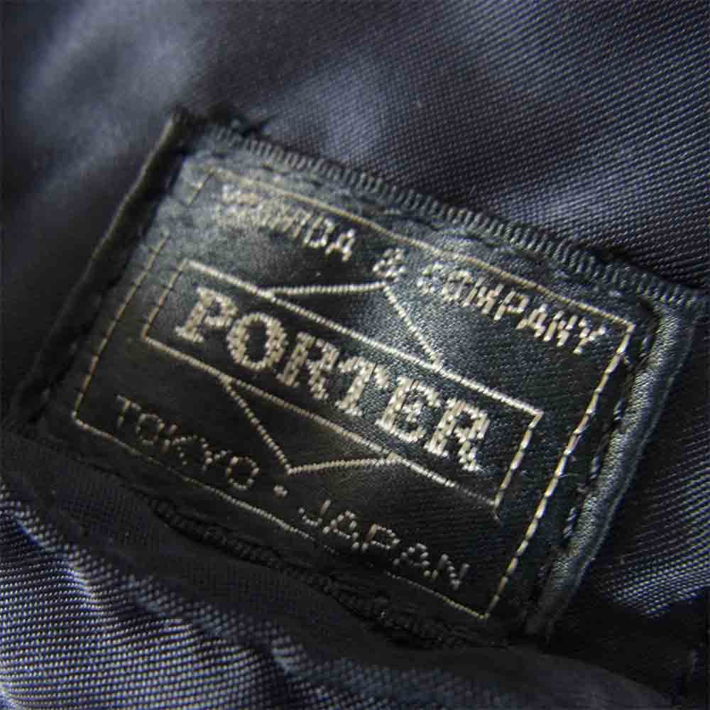 PORTER ポーター TANKER タンカー ショルダー バッグ ブラック系【美品】【中古】