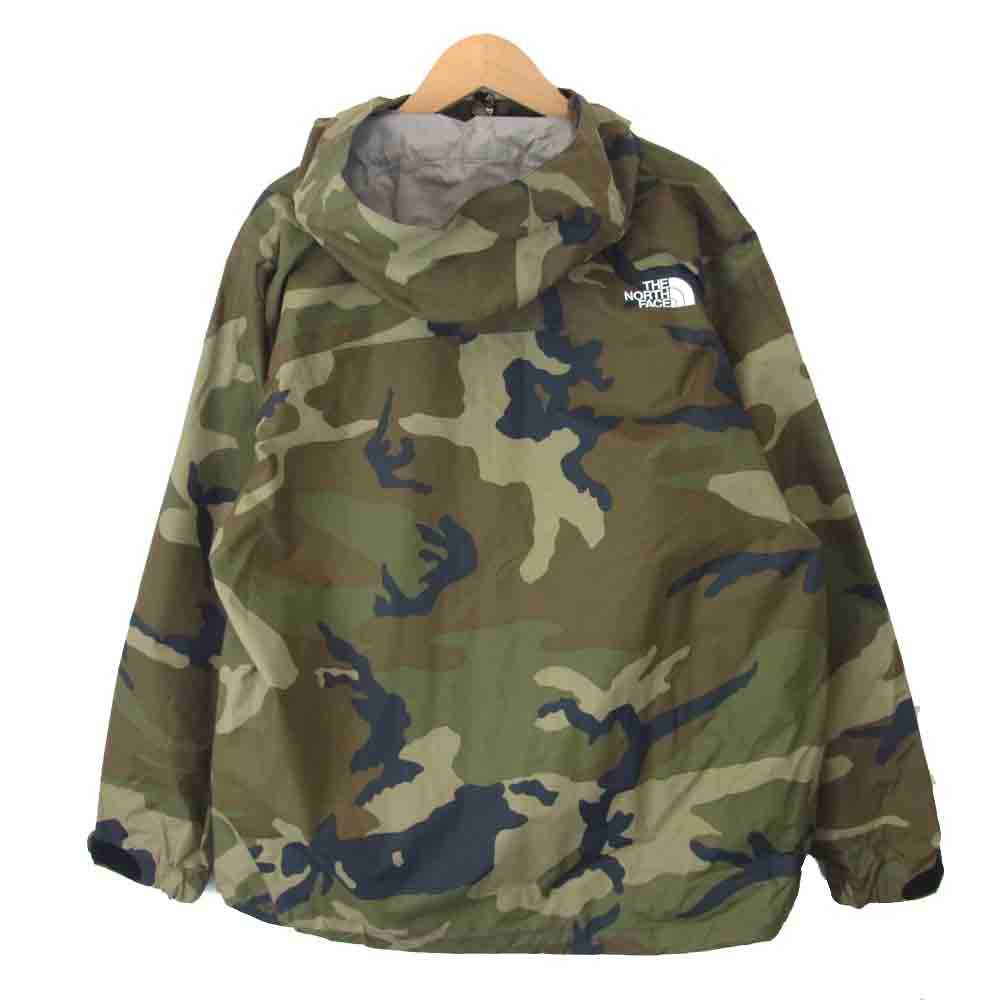 THE NORTH FACE ノースフェイス NP61535 Novelty Dot Shot Jacket ノベルティ ドット ショット ジャケット 迷彩 ウッドランド カモ マルチカラー系 S【中古】