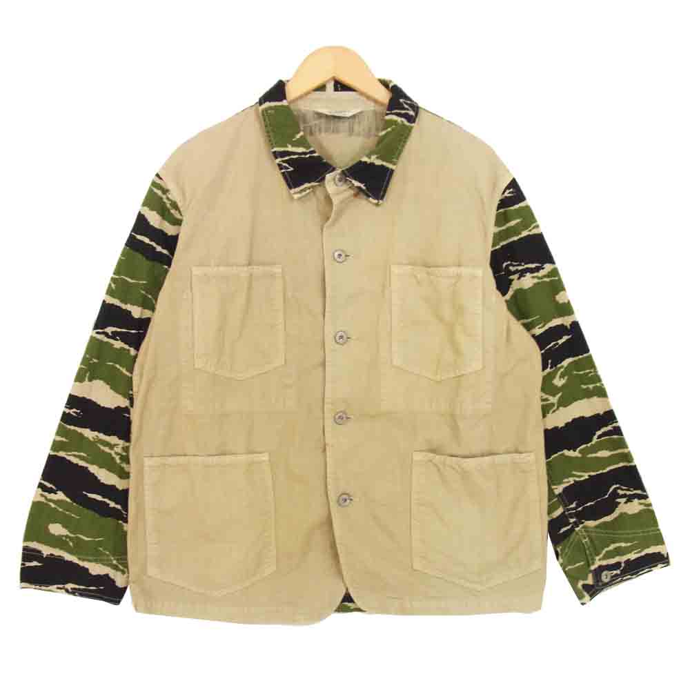 TENDERLOIN テンダーロイン T-TIGER COVERALL タイガーカモ カバーオール ベージュカーキ系 L【中古】