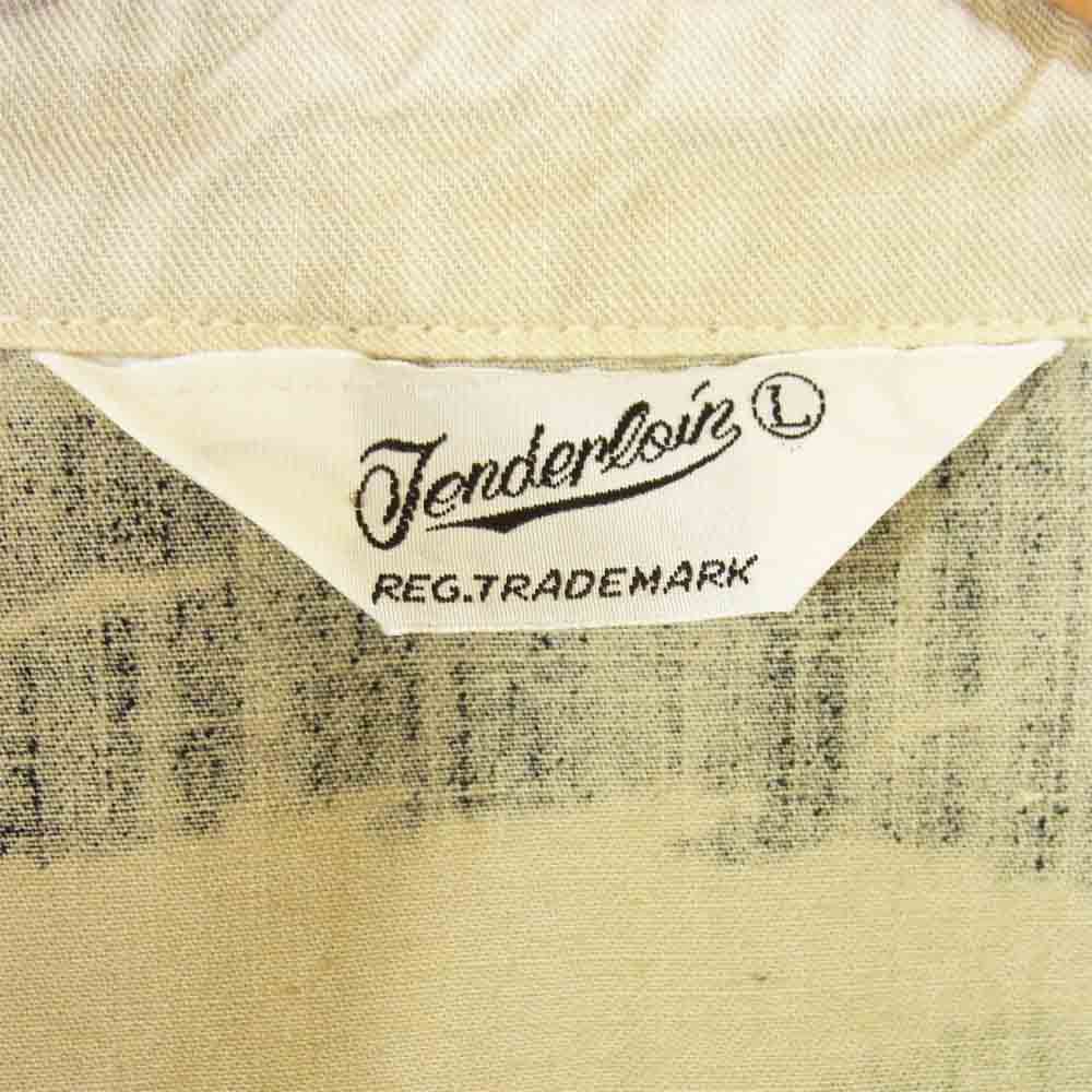 TENDERLOIN テンダーロイン T-TIGER COVERALL タイガーカモ カバーオール ベージュカーキ系 L【中古】