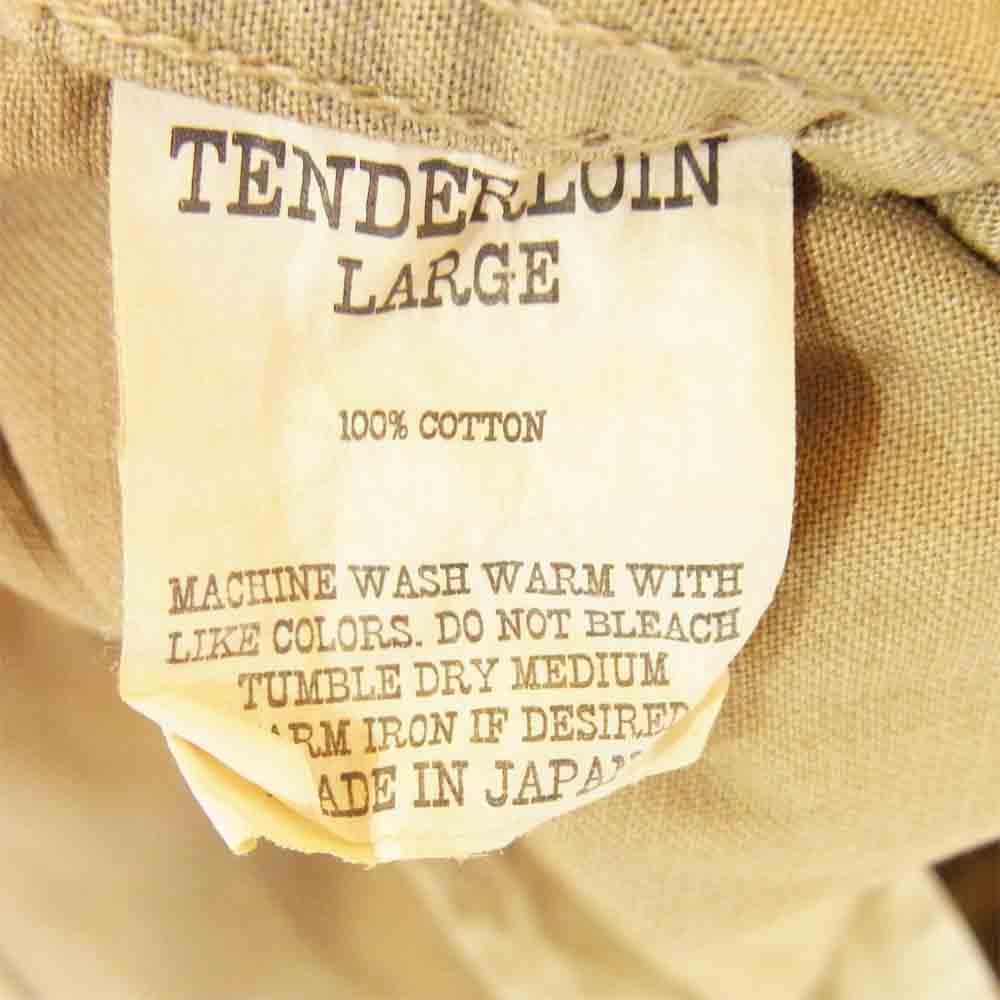 TENDERLOIN テンダーロイン T-TIGER COVERALL タイガーカモ カバーオール ベージュカーキ系 L【中古】