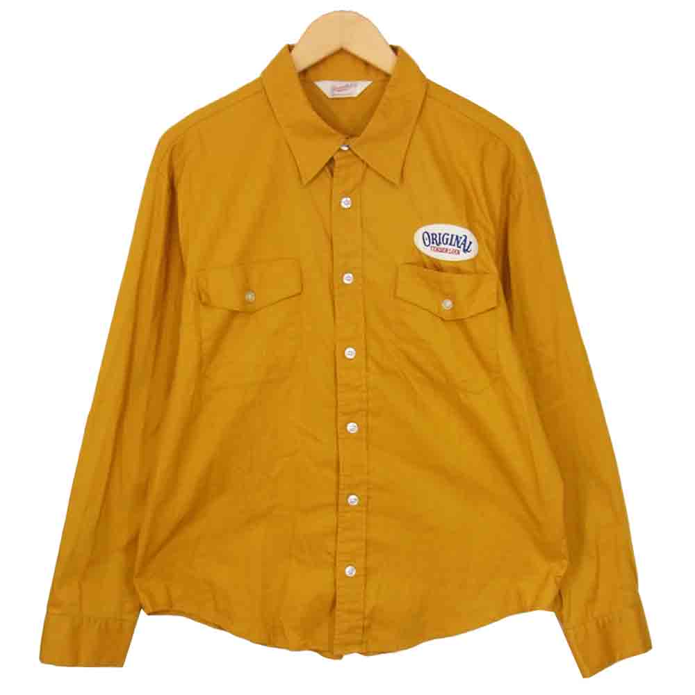 TENDERLOIN テンダーロイン T-WORK SHT ワーク 長袖シャツ イエロー系 L【中古】