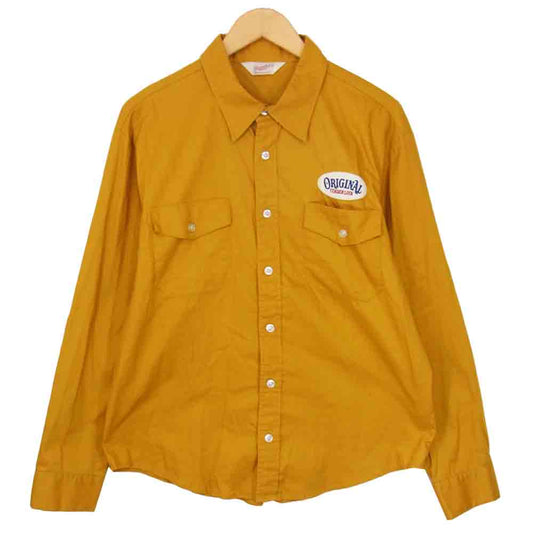 TENDERLOIN テンダーロイン T-WORK SHT ワーク 長袖シャツ イエロー系 L【中古】